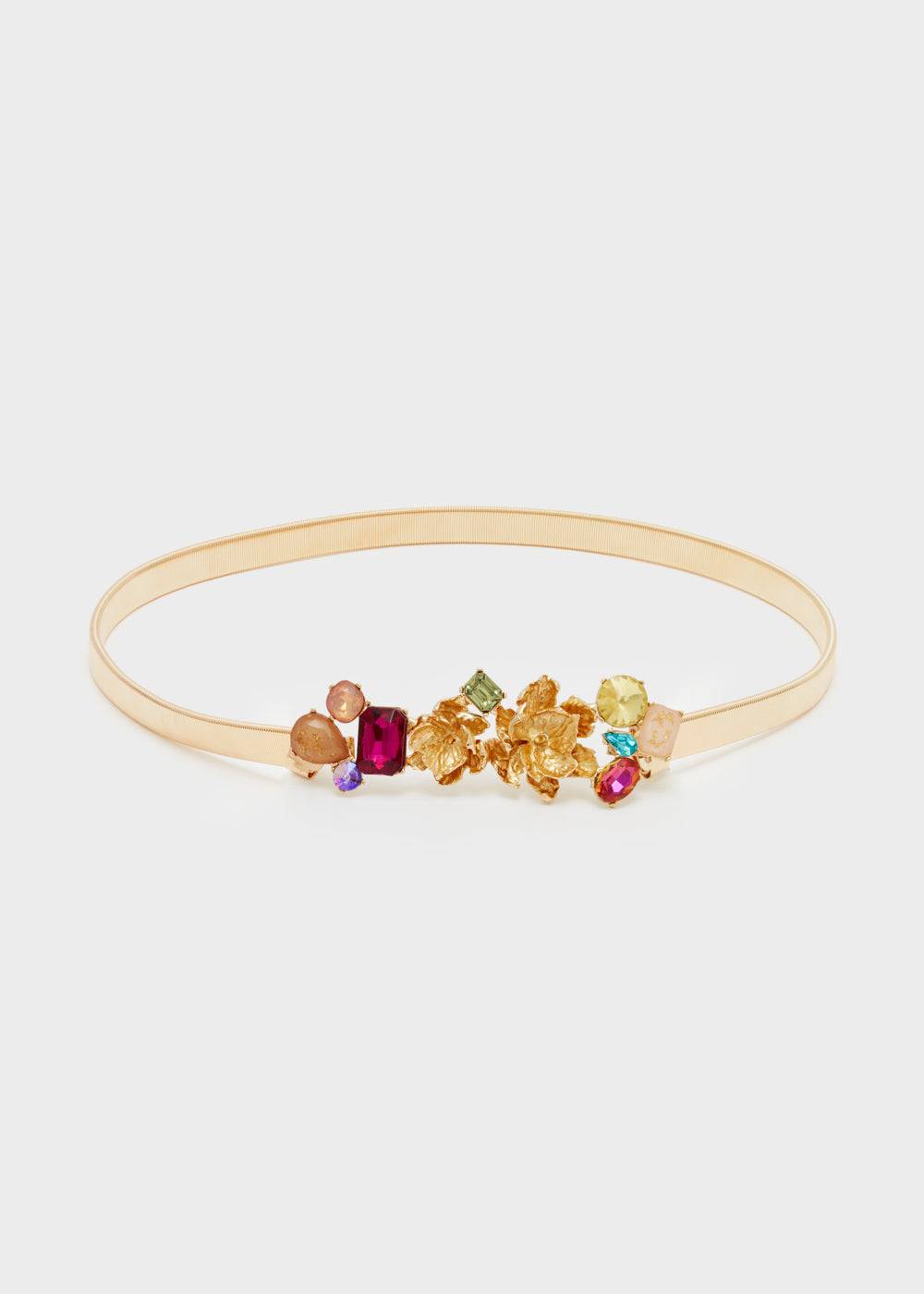 Nalí CARLA ELASTIC BET W/ FLOWERS+ STONE + COLORS Pezzi Unici