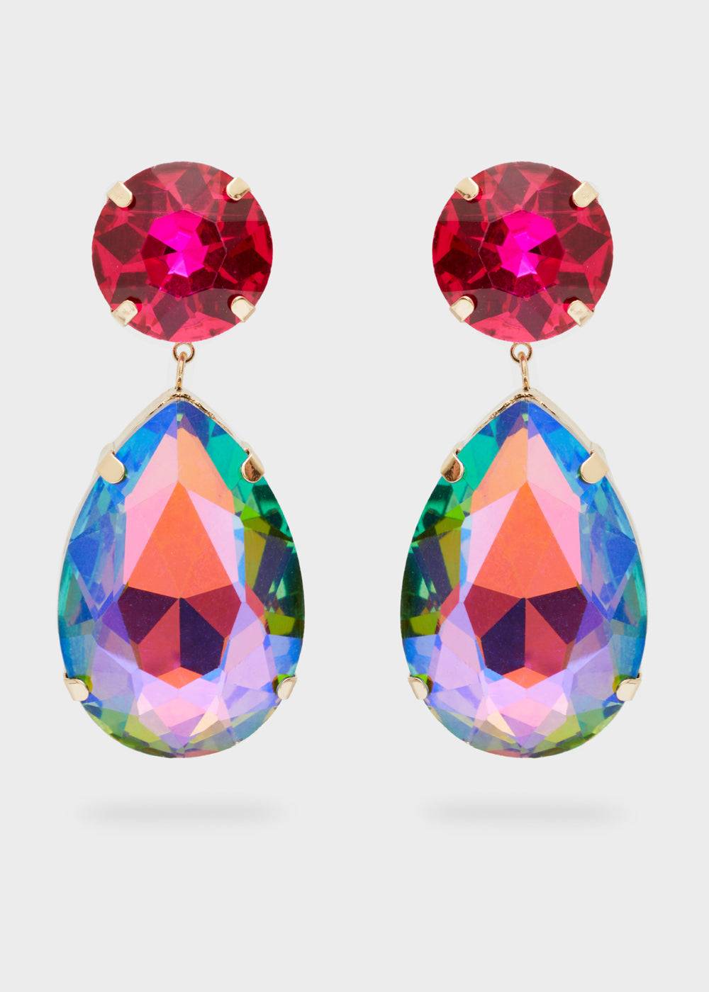 Nalí HYSA TEARDROP EARRINGS STONE + COLORS Consegna Veloce