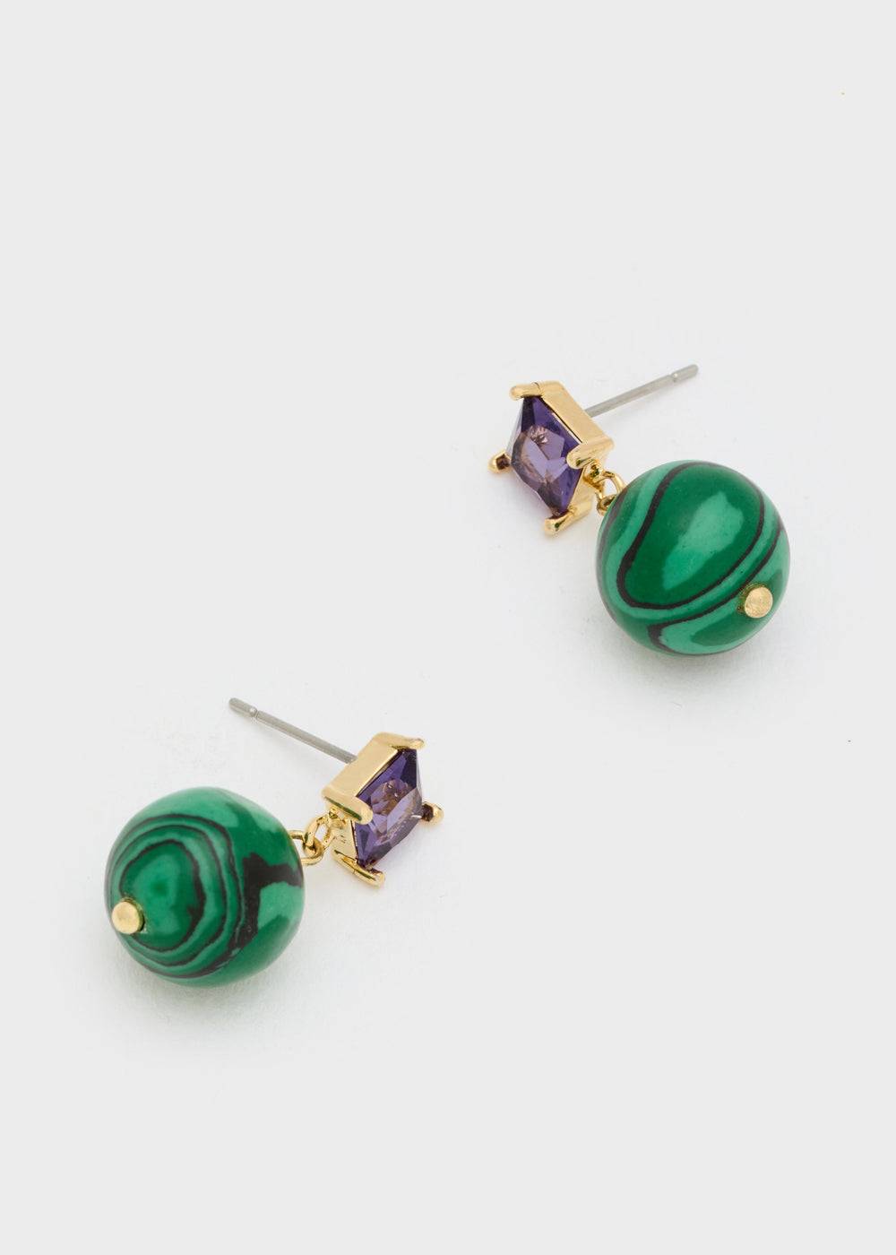 Nalí EARRINGS W/ PEARL + STONE + COLORS Fino Al -60%