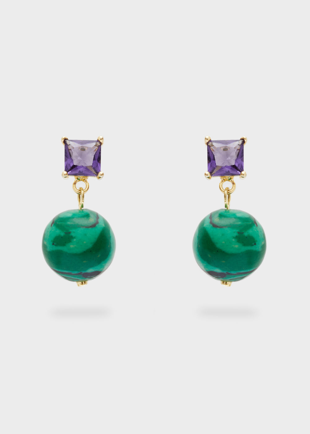 Nalí EARRINGS W/ PEARL + STONE + COLORS Fino Al -60%