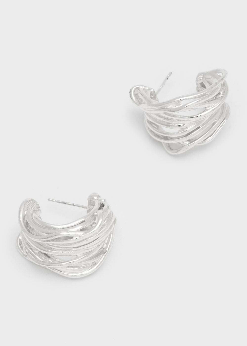 Nalí MEDEA 14KT HOOP EARRINGS + COLORS Sottocosto