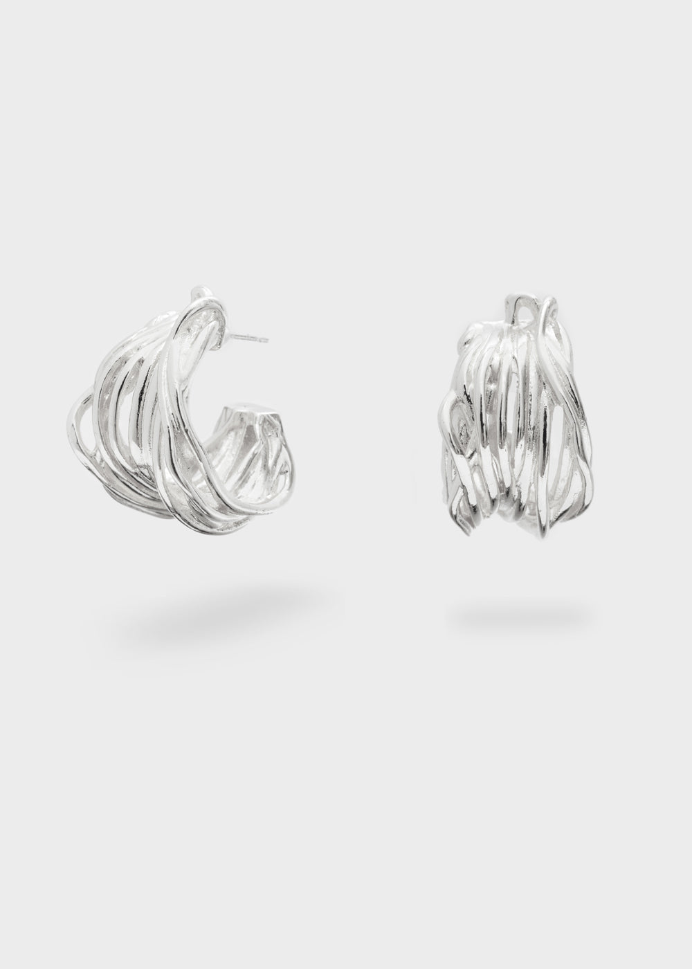 Nalí MEDEA 14KT HOOP EARRINGS + COLORS Sottocosto