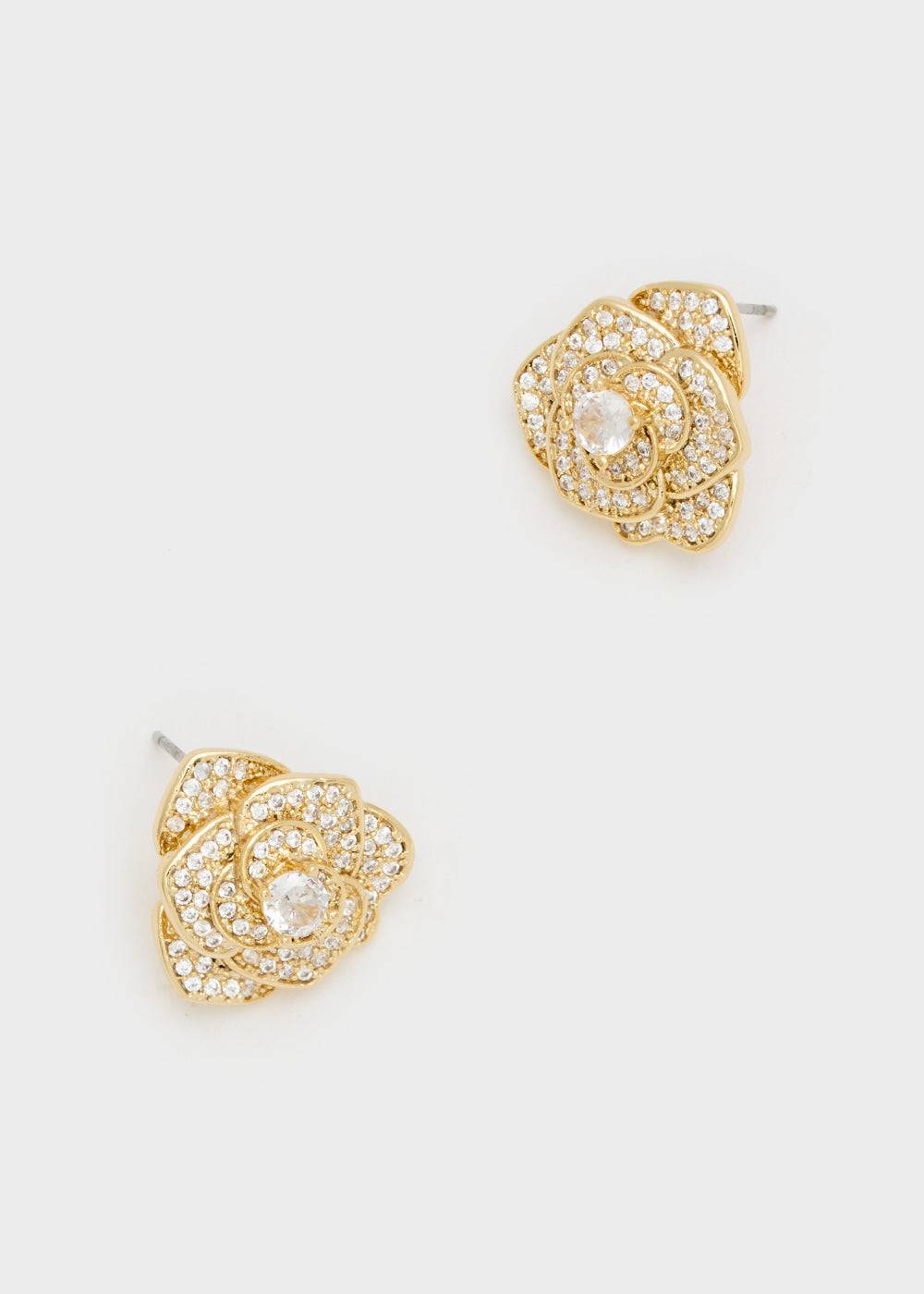 Nalí ROSE LOBE EARRINGS W/ STONES + COLORS Pezzi Unici