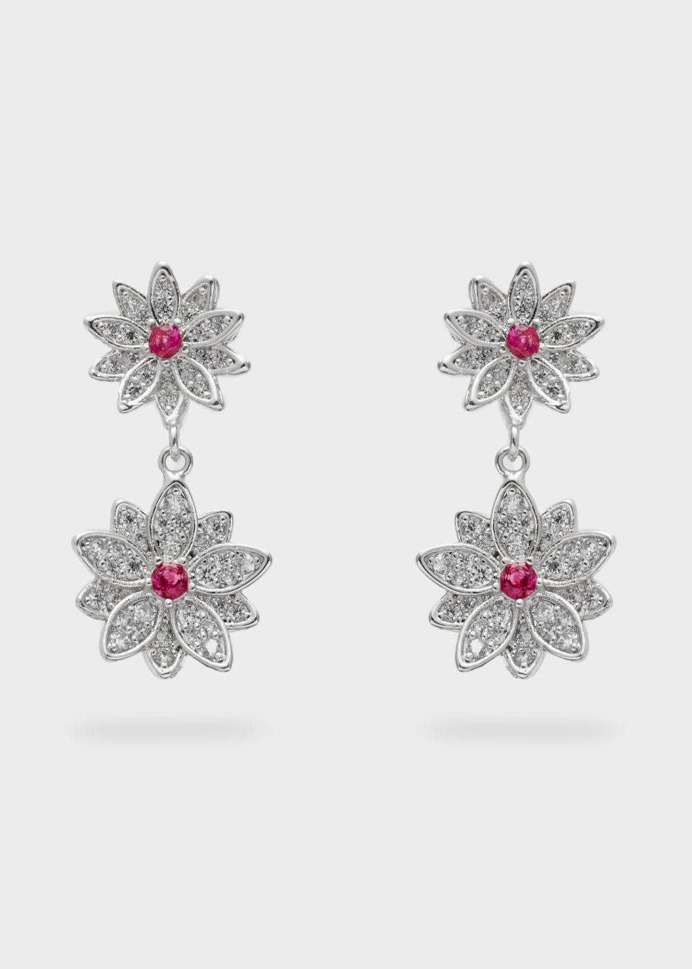 Nalí BOUQUET EARRINGS W/ STONES + COLORS Presa