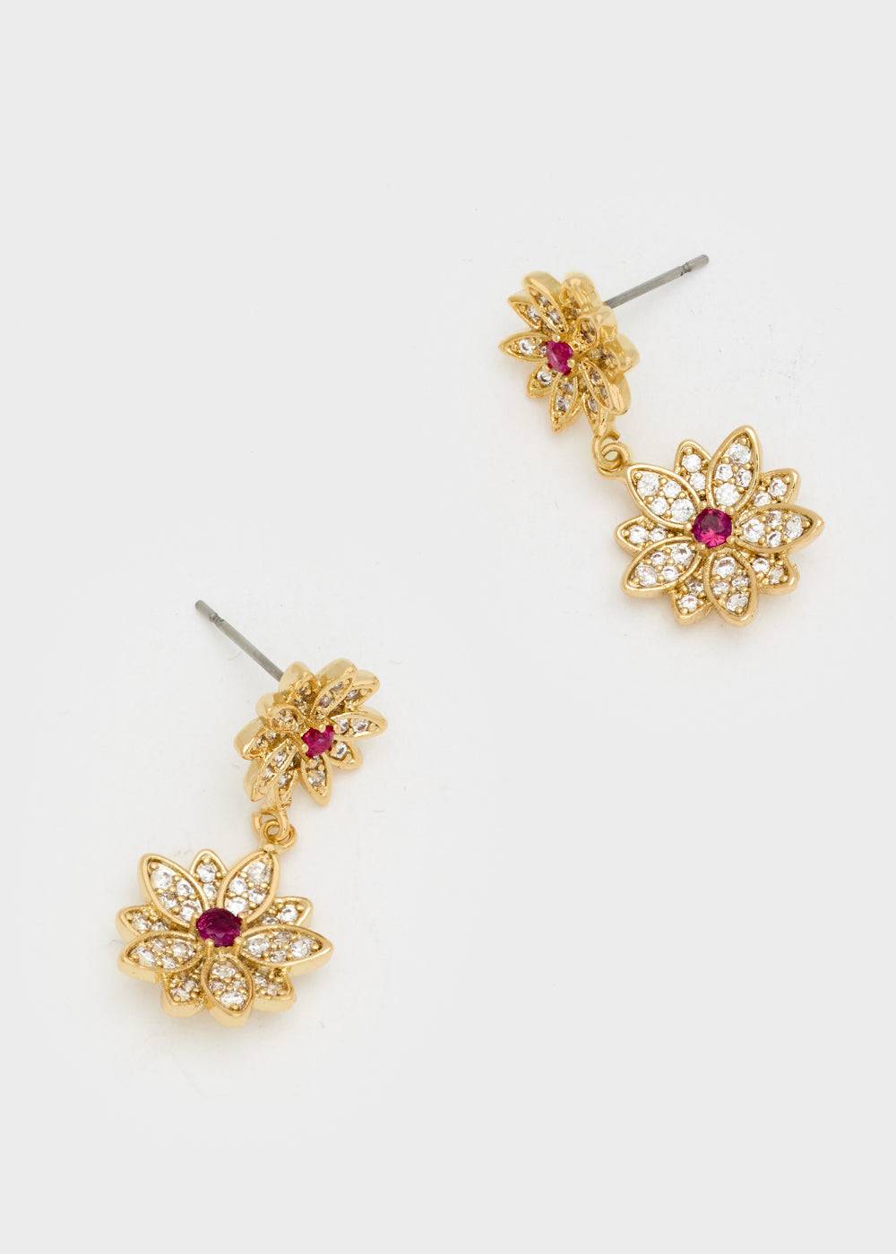 Nalí BOUQUET EARRINGS W/ STONES + COLORS Presa