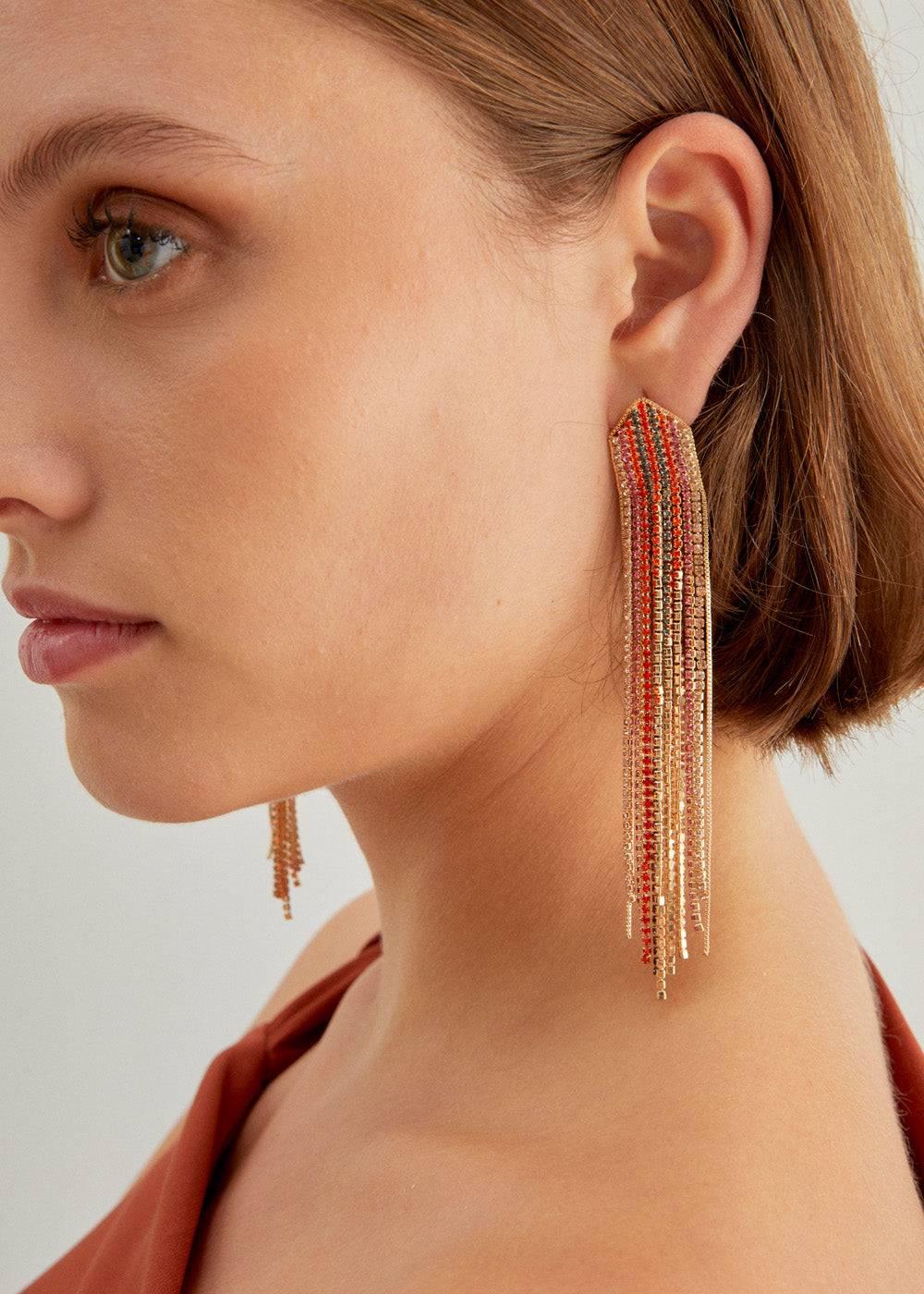 Nalí SOIREE LONG EARRINGS W/ + COLORS Offerta