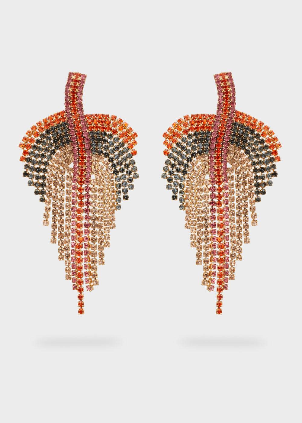 Nalí FANCY LONG EARRINGS W/ + COLORS Economico