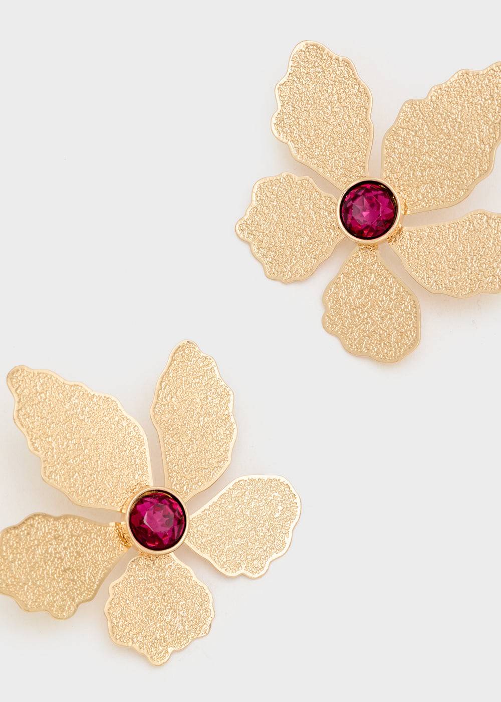 Nalí NICOLE FLOWER EARRINGS W/ STONE + COLORS Outlet
