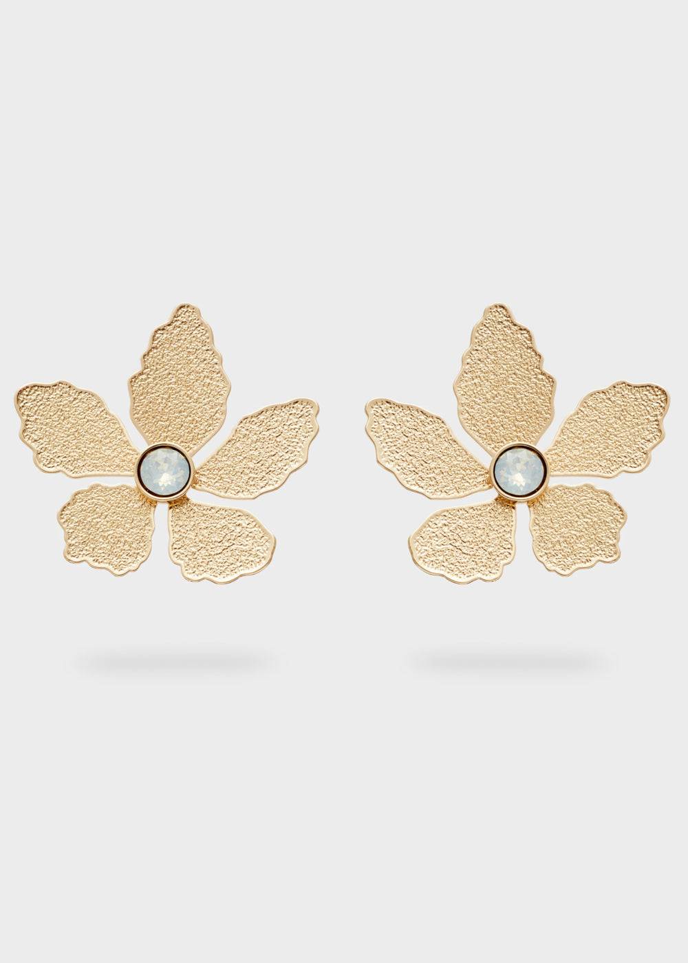 Nalí NICOLE FLOWER EARRINGS W/ STONE + COLORS Outlet