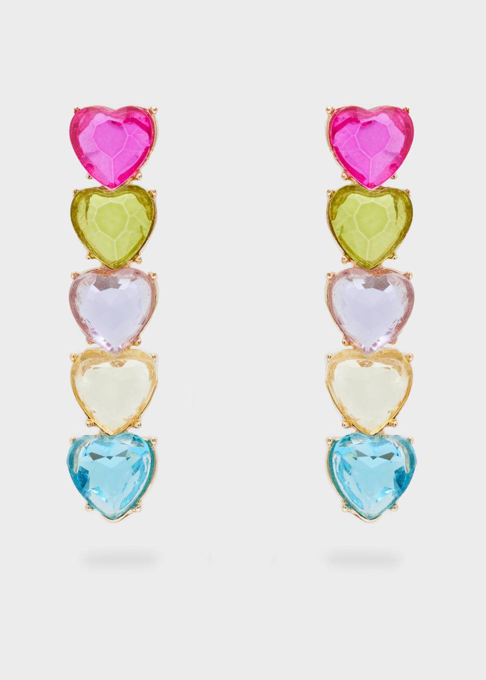 Nalí HEAR EARRINGS W/ STONES + COLORS Vendita Calda