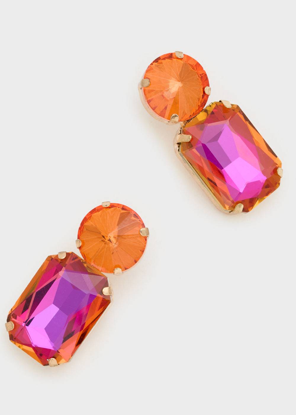 Nalí CINCIN CLIP EARRINGS W/ STONES + COLORS Vendita Economica