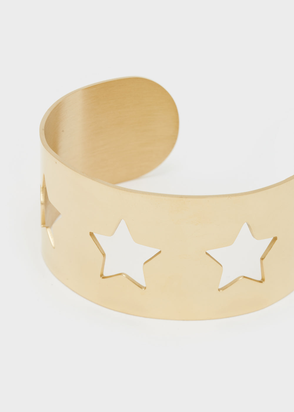 Nalí 14KT GOLD PLA. S. STEEL STAR BRACELET Qualità