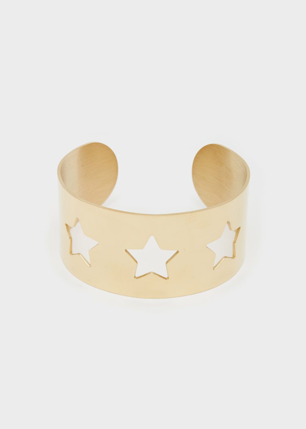 Nalí 14KT GOLD PLA. S. STEEL STAR BRACELET Qualità