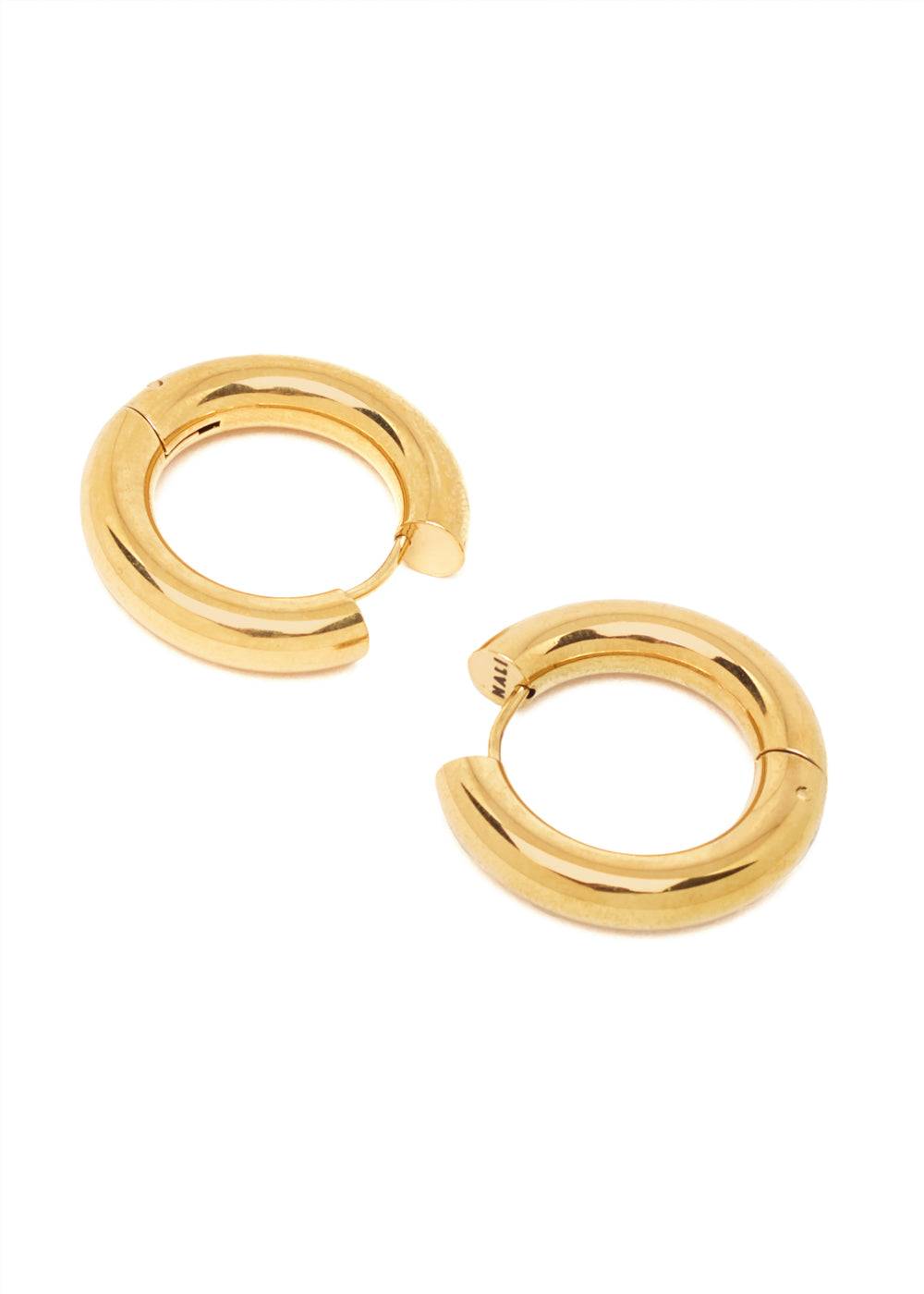 Nalí HOOP EARRINGS STAIN. STEEL 18K GOLD PLATED Promozione
