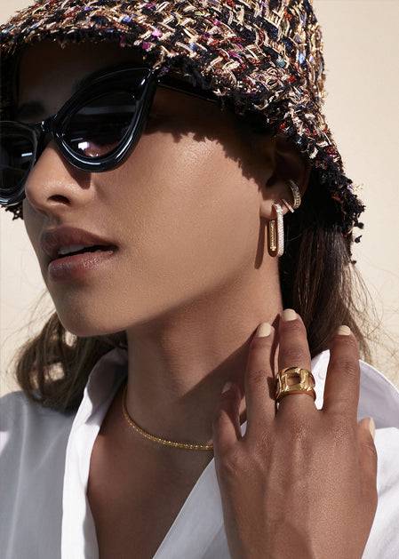 Nalí GOLD CHAIN RING Acquista Ora