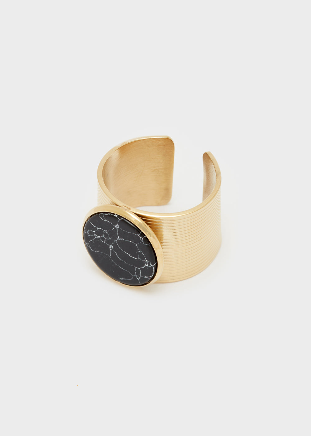 Nalí 14KT GOLD PLAT. S.STEEL MARBLE RING + COLORS Sottocosto