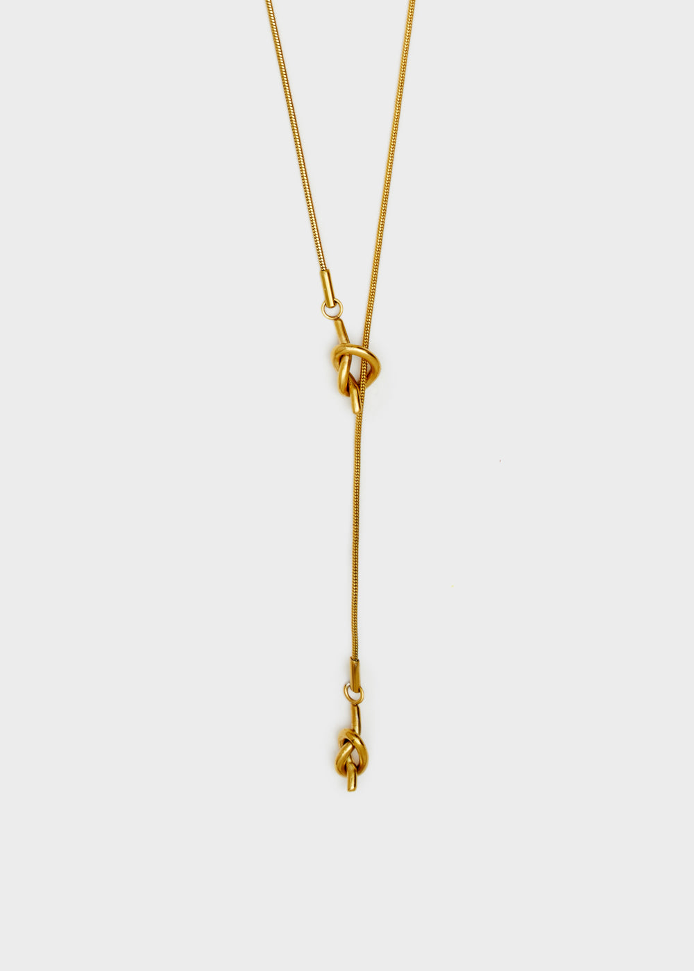 Nalí S.STEEL GOLD THIN LONG NECKLACE Economico