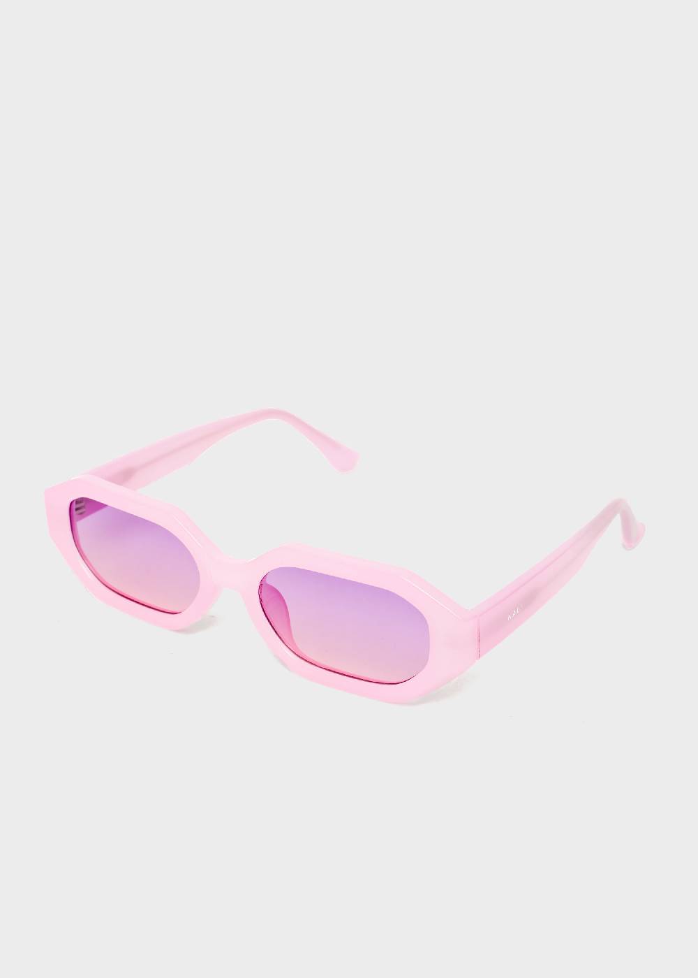 Nalí FLAVIA RECTANGULAR PINK SUNGLASSES Vendita Economica