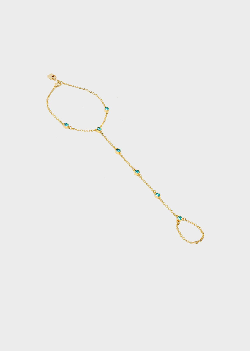 Nalí GOLD BRACELET RING WITH STONES Online Outlet