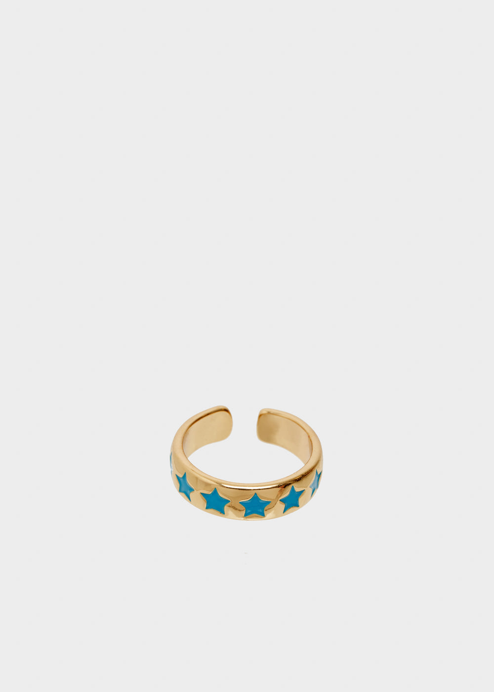 Nalí SUMMY ADJUSTABLE RING W/ BLUE STARS Italy