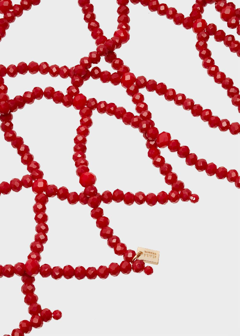 Nalí SISSI BODYCHAIN WITH RED BEADS Consegna Veloce