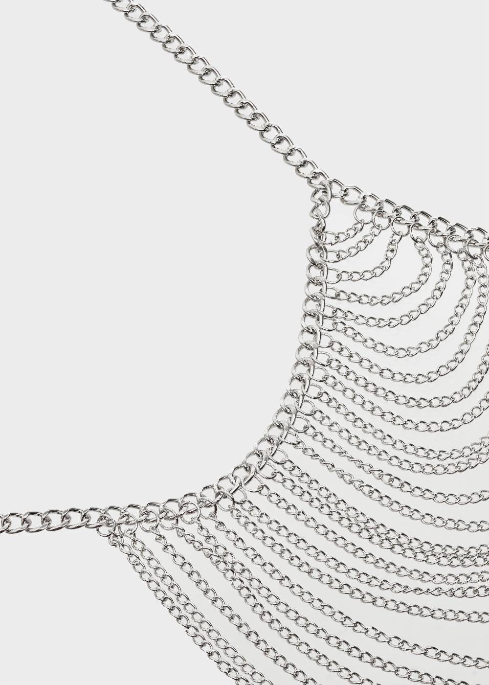 Nalí CHAIN TOP IN SILVER Fino Al -60%