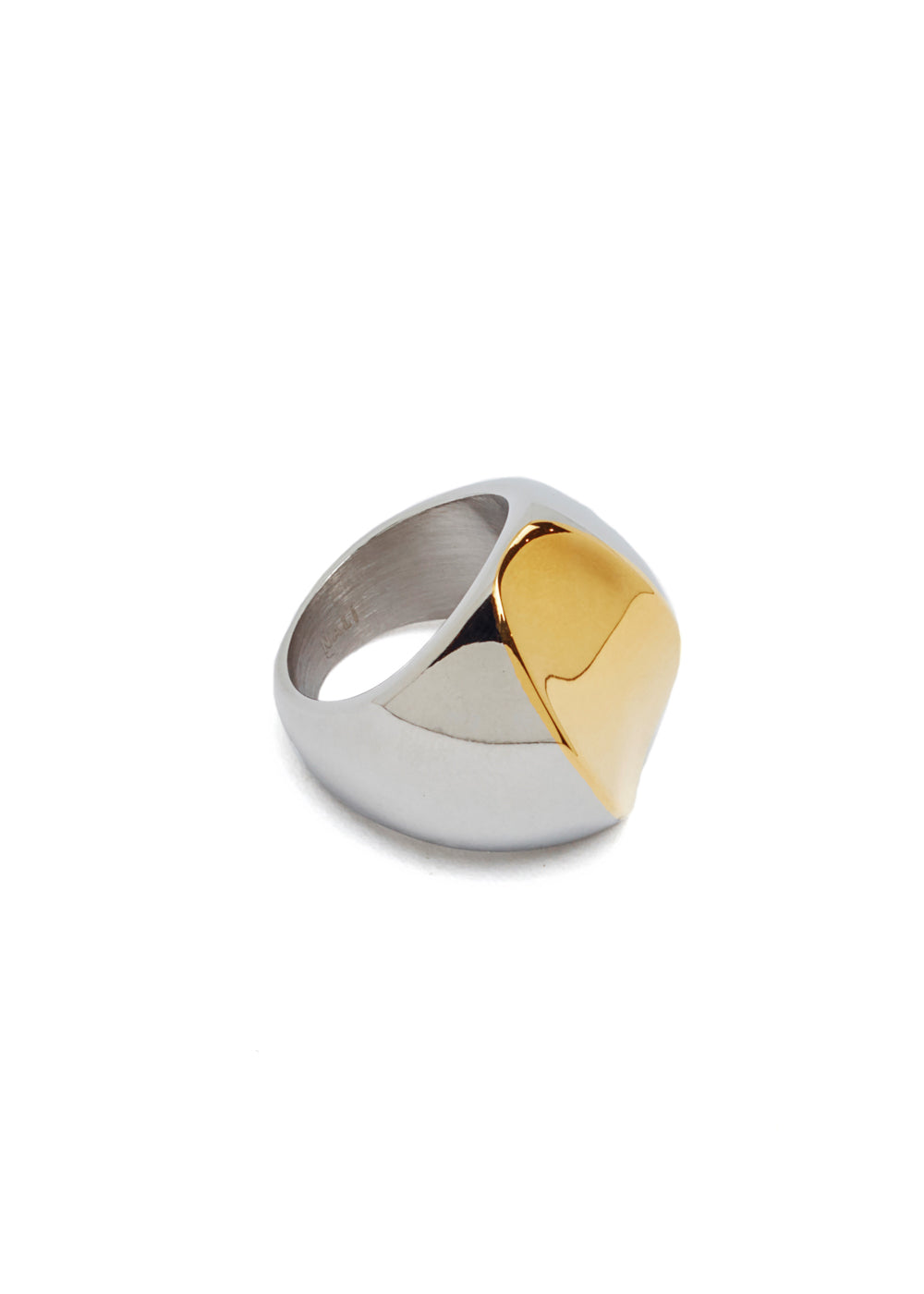 Nalí GOLD & SILVER ROUNDED RING STAIN. STEEL Shopping Online