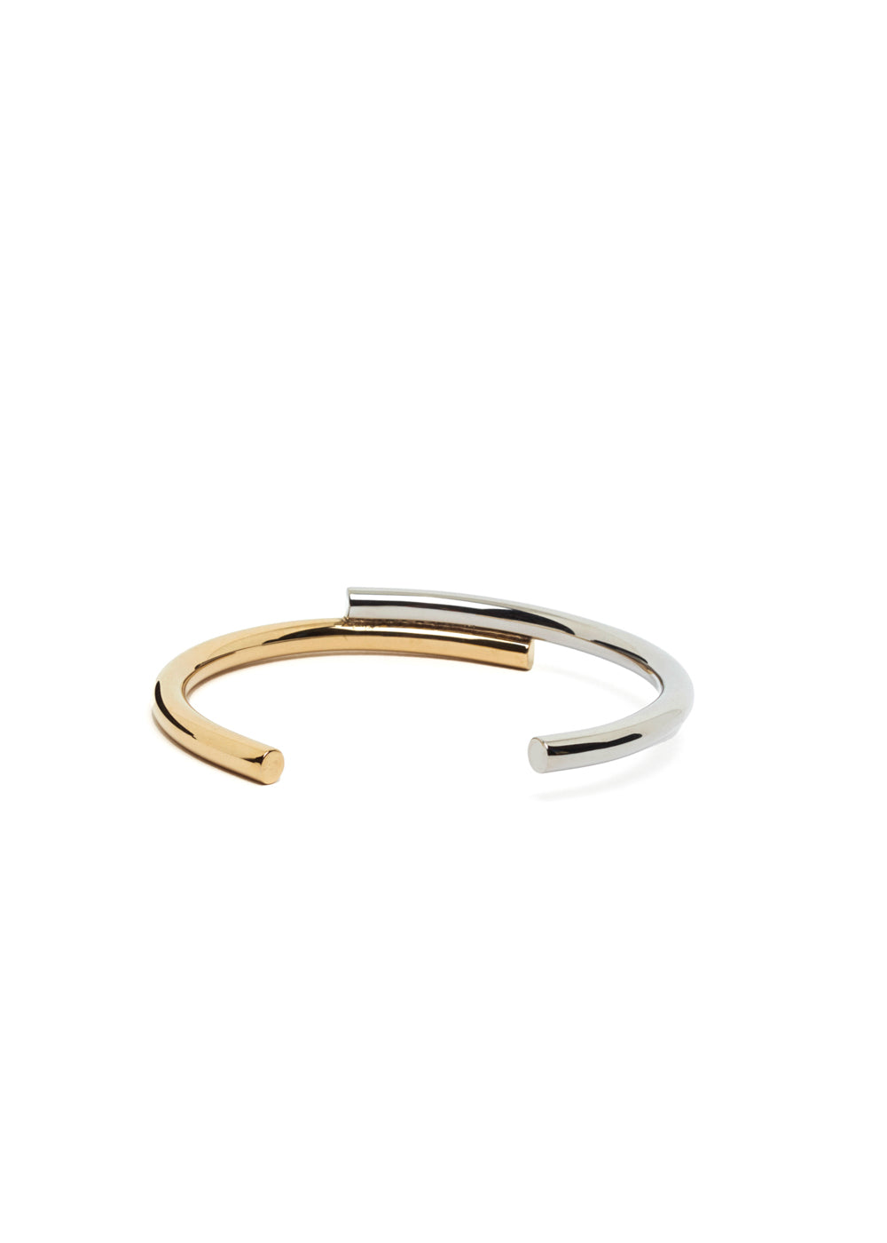 Nalí GOLD & SILVER CUFF BRACELET STAIN. STEEL Saldi