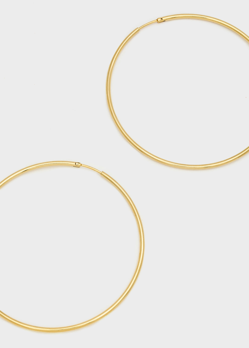 Nalí LILA GOLD BIG HOOP EARRINGS S.STEEL Italia