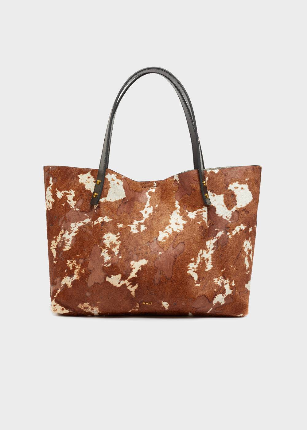 Nalí DESIRE TOTE BAG IN REAL LEATHER COW Pezzi Unici