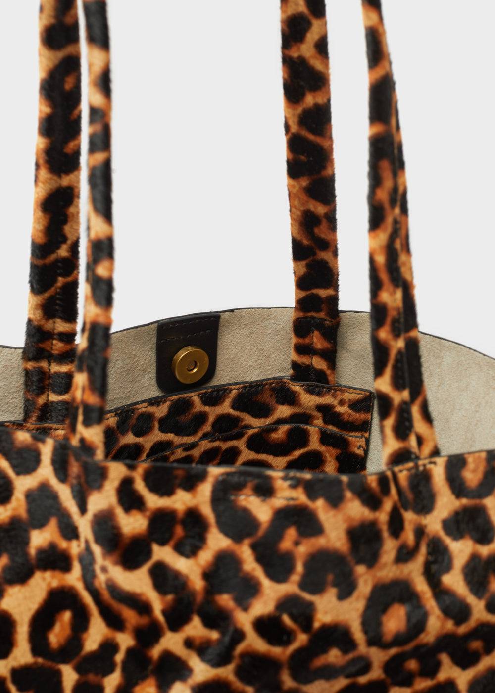 Nalí ELLA SHOULDER BAG IN REAL LEATHER ANIMALIER Spedizione Gratuita