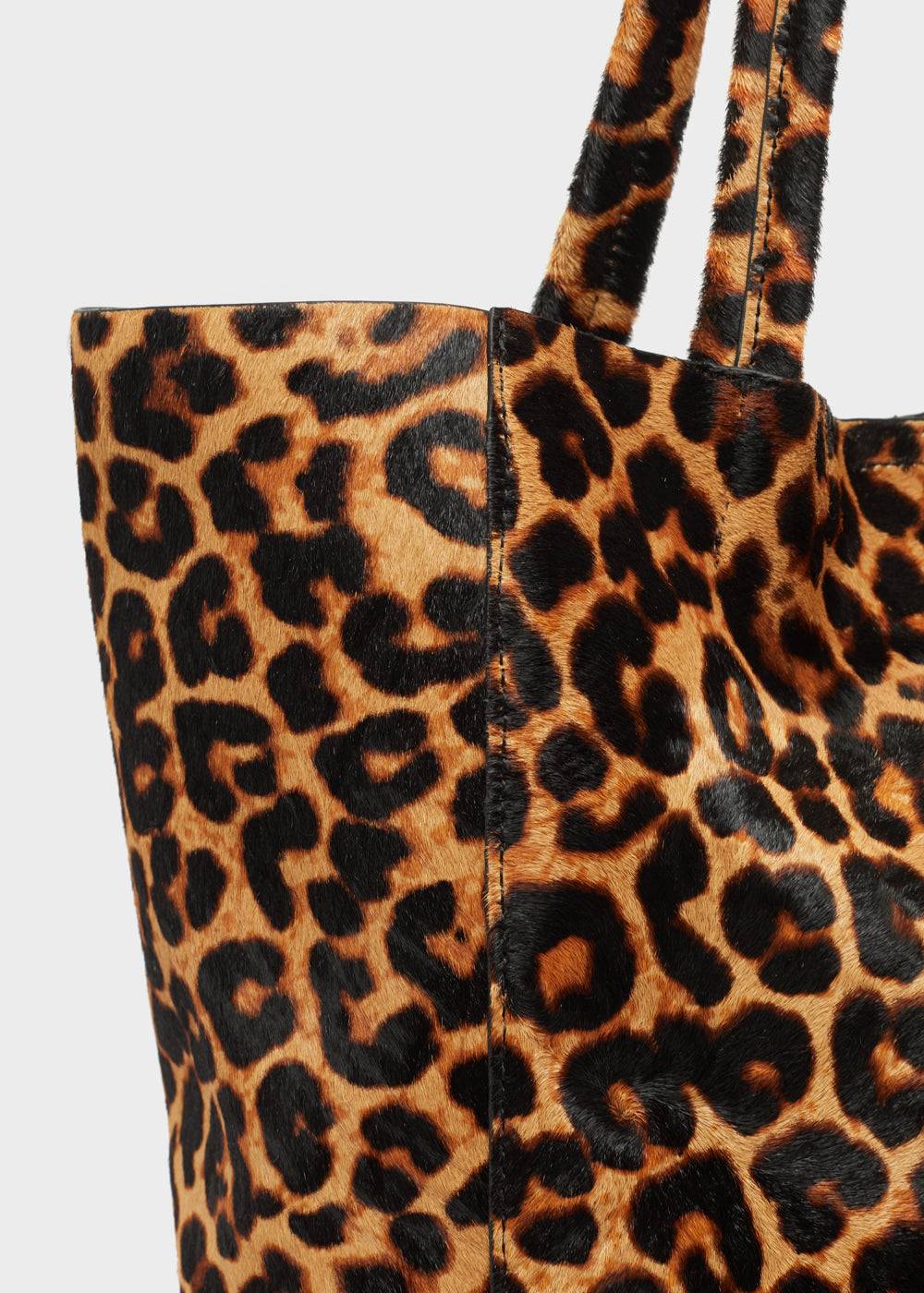 Nalí ELLA SHOULDER BAG IN REAL LEATHER ANIMALIER Spedizione Gratuita