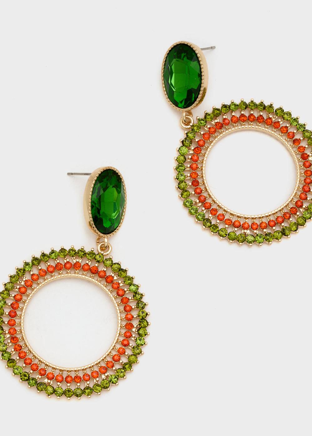 Nalí SILVY PENDANT EARRINGS W/ STONES + COLORS Qualità Garantita