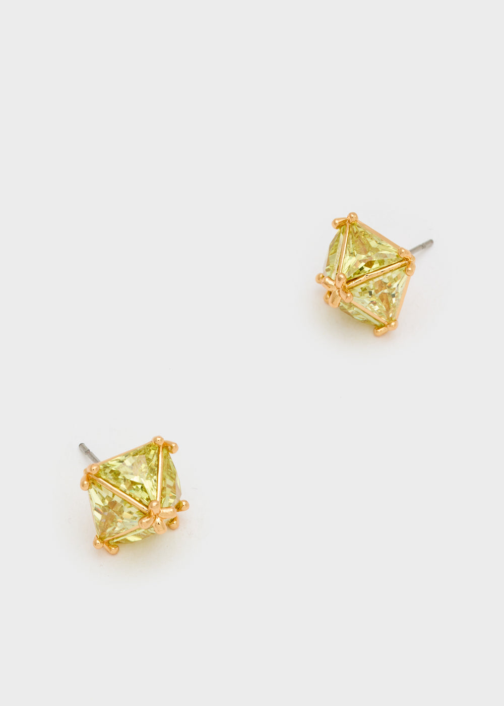 Nalí STUD LOBE EARRINGS W/ ZIRCONS + COLORS Acquista Ora