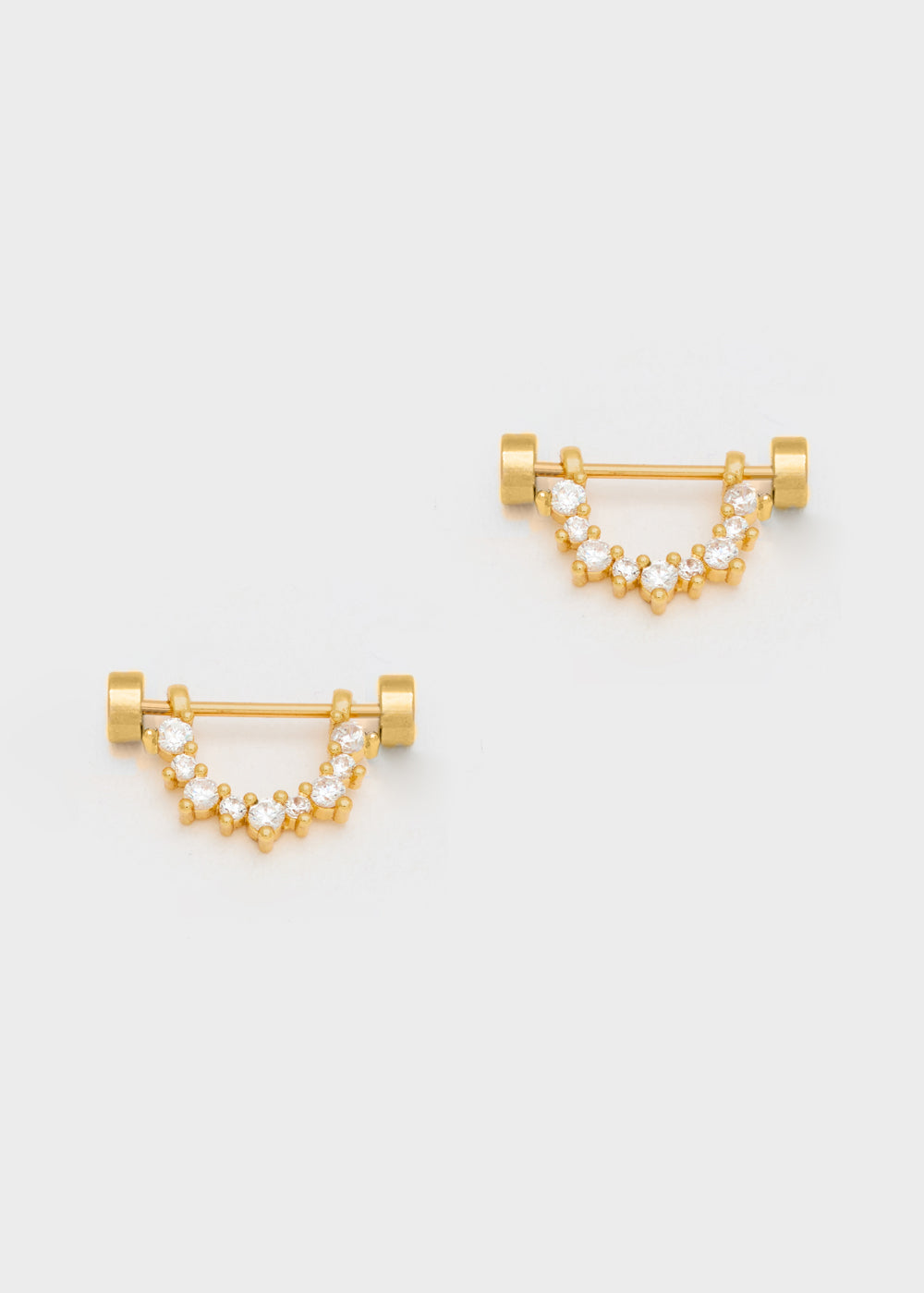 Nalí SIENNA LOBE EARRINGS W/ ZIRCONS + COLORS Promozione Limitata