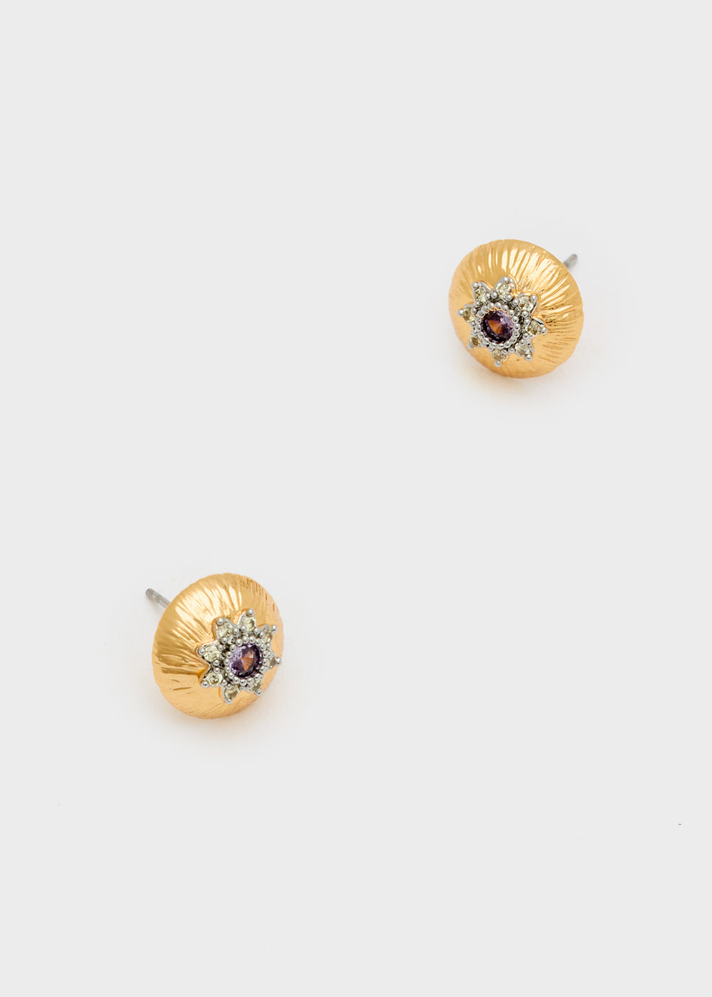Nalí OLGA LOBE EARRINGS FUCHSIA ZIRCON + COLORS Shopping Online