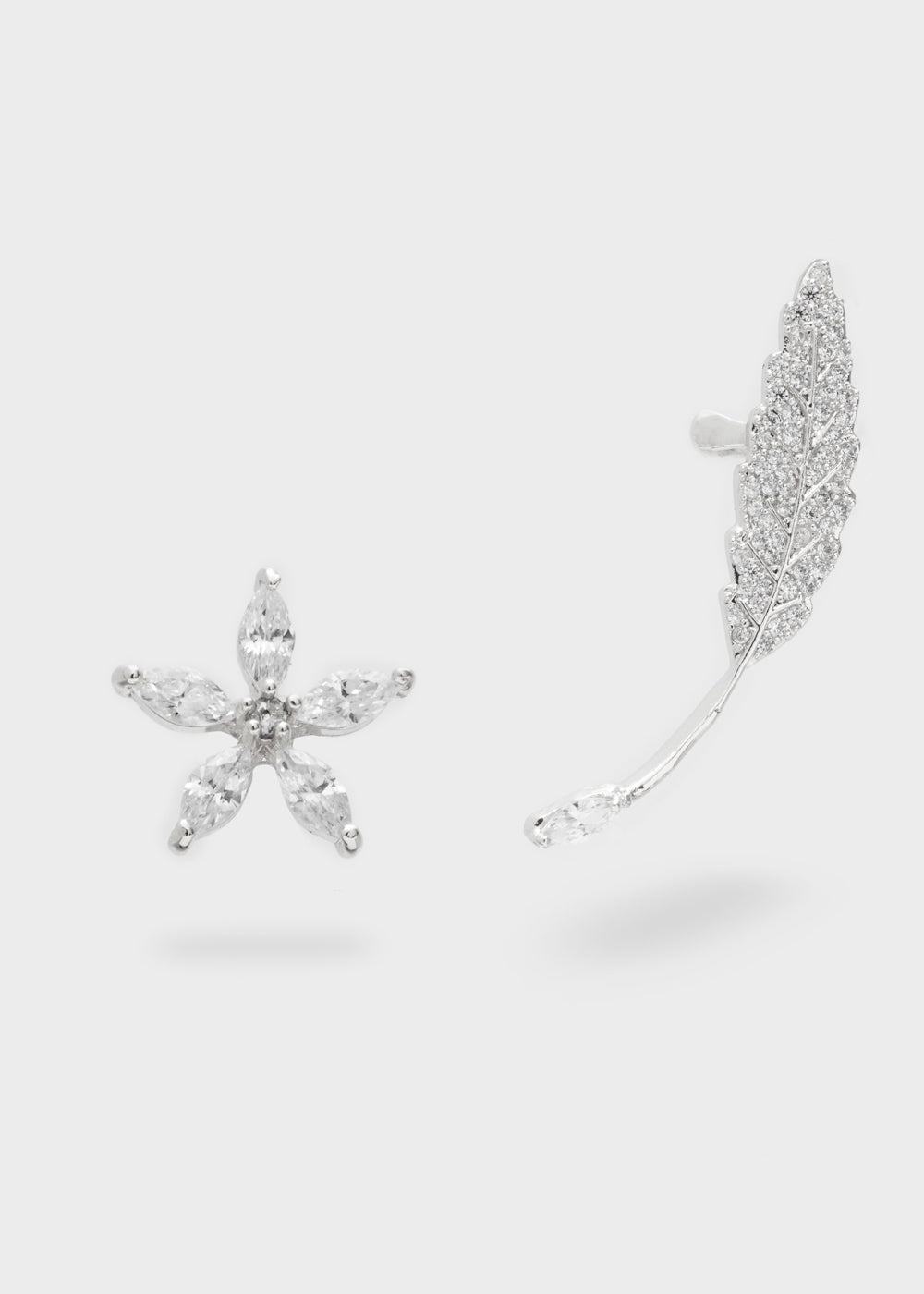 Nalí GOLD EARCUFF EARRINGS ARROW W/ STONES + COLORS Affare Del Giorno
