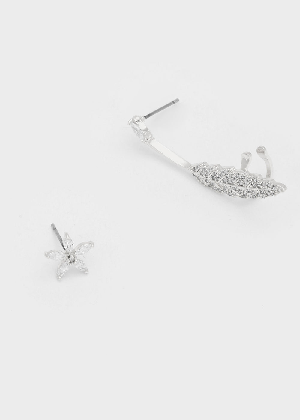 Nalí GOLD EARCUFF EARRINGS ARROW W/ STONES + COLORS Affare Del Giorno