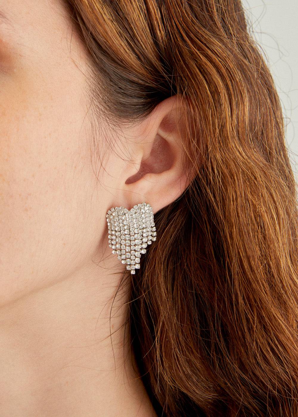 Nalí BABY HEART EARRINGS W/ STONES + COLORS Prezzo Ridotto