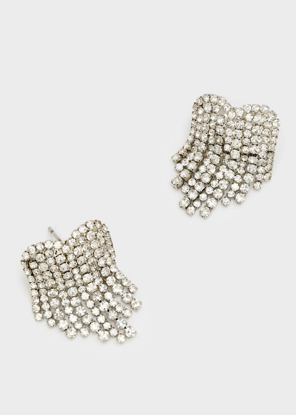 Nalí BABY HEART EARRINGS W/ STONES + COLORS Prezzo Ridotto