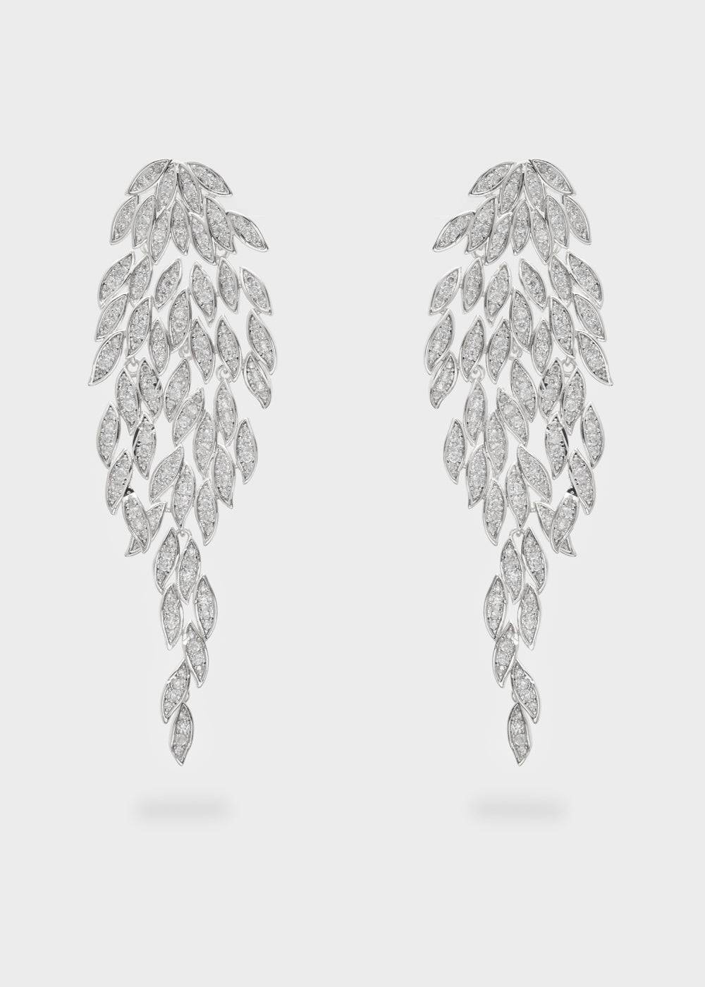 Nalí CASCADE EARRINGS WITH ZIRCONS + COLORS Sottocosto