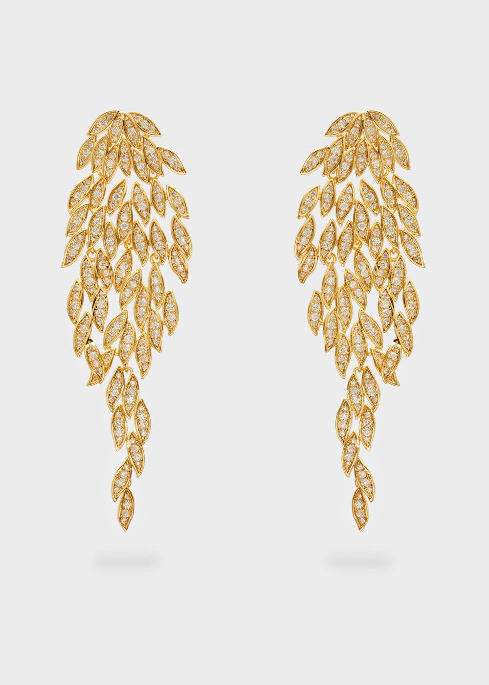 Nalí CASCADE EARRINGS WITH ZIRCONS + COLORS Sottocosto