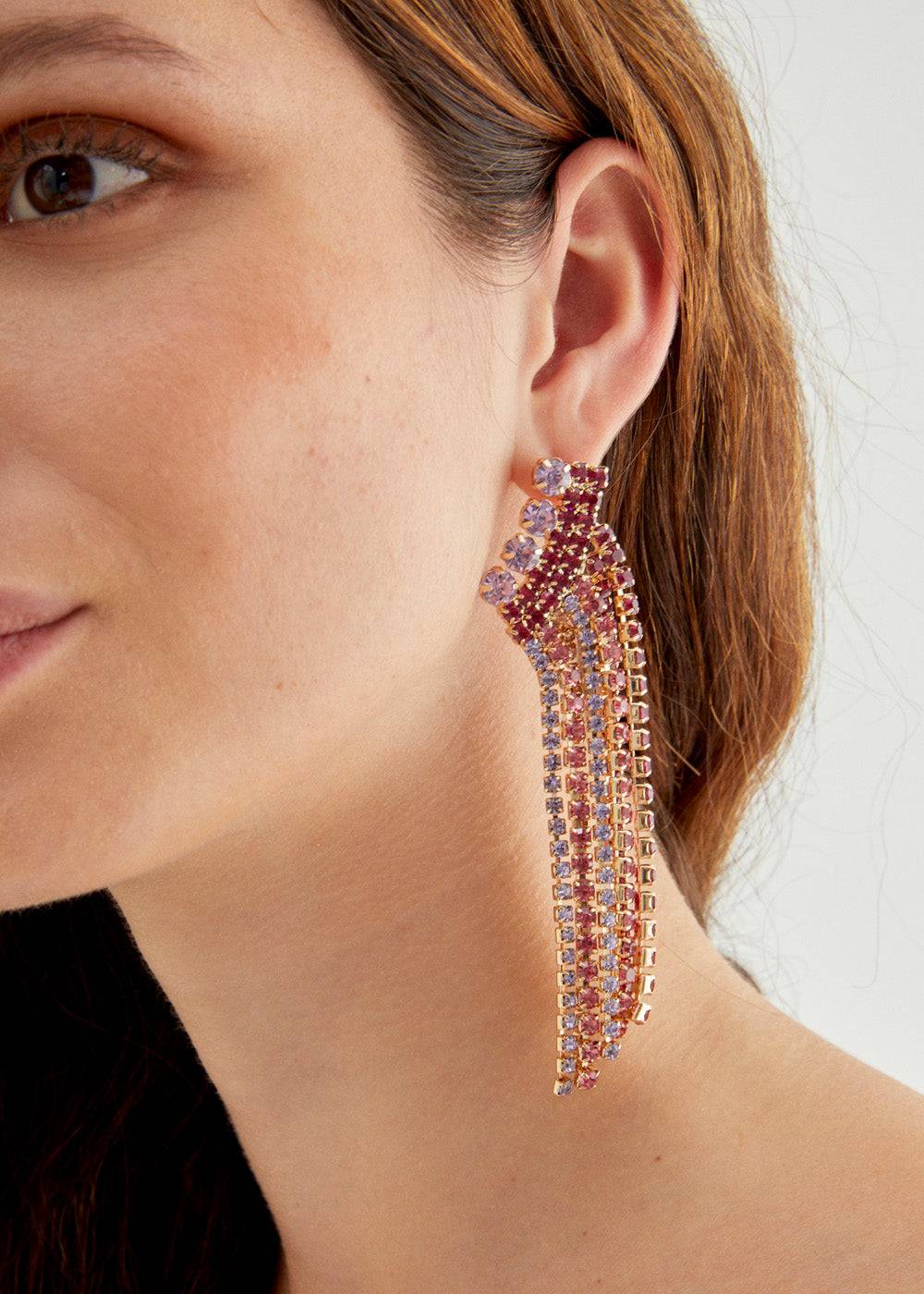 Nalí FESTA EARRINGS W/ STONES + COLORS Economico