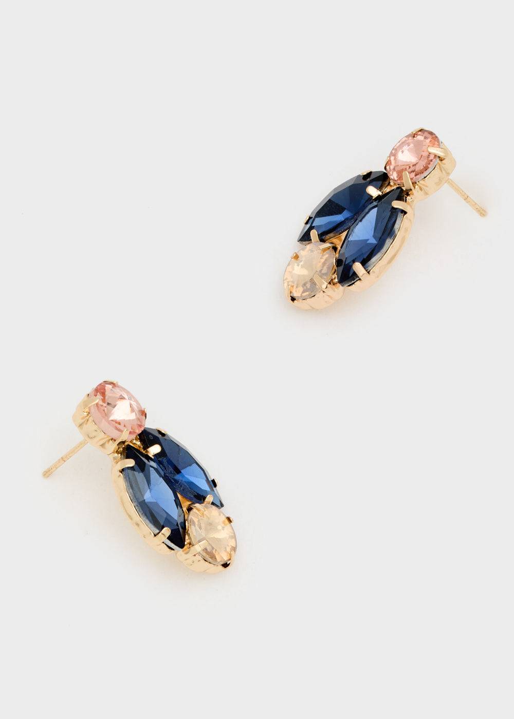 Nalí CYNTHIA LOBE EARRINGS W/ STONES + COLORS Outlet