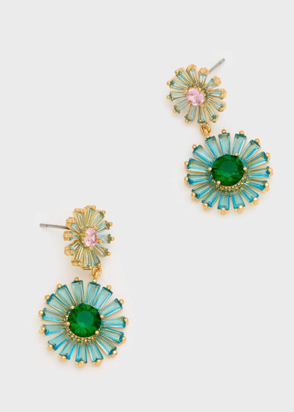 Nalí MARGHERITA EARRINGS W/ ZIRCONS + COLORS Hotsell
