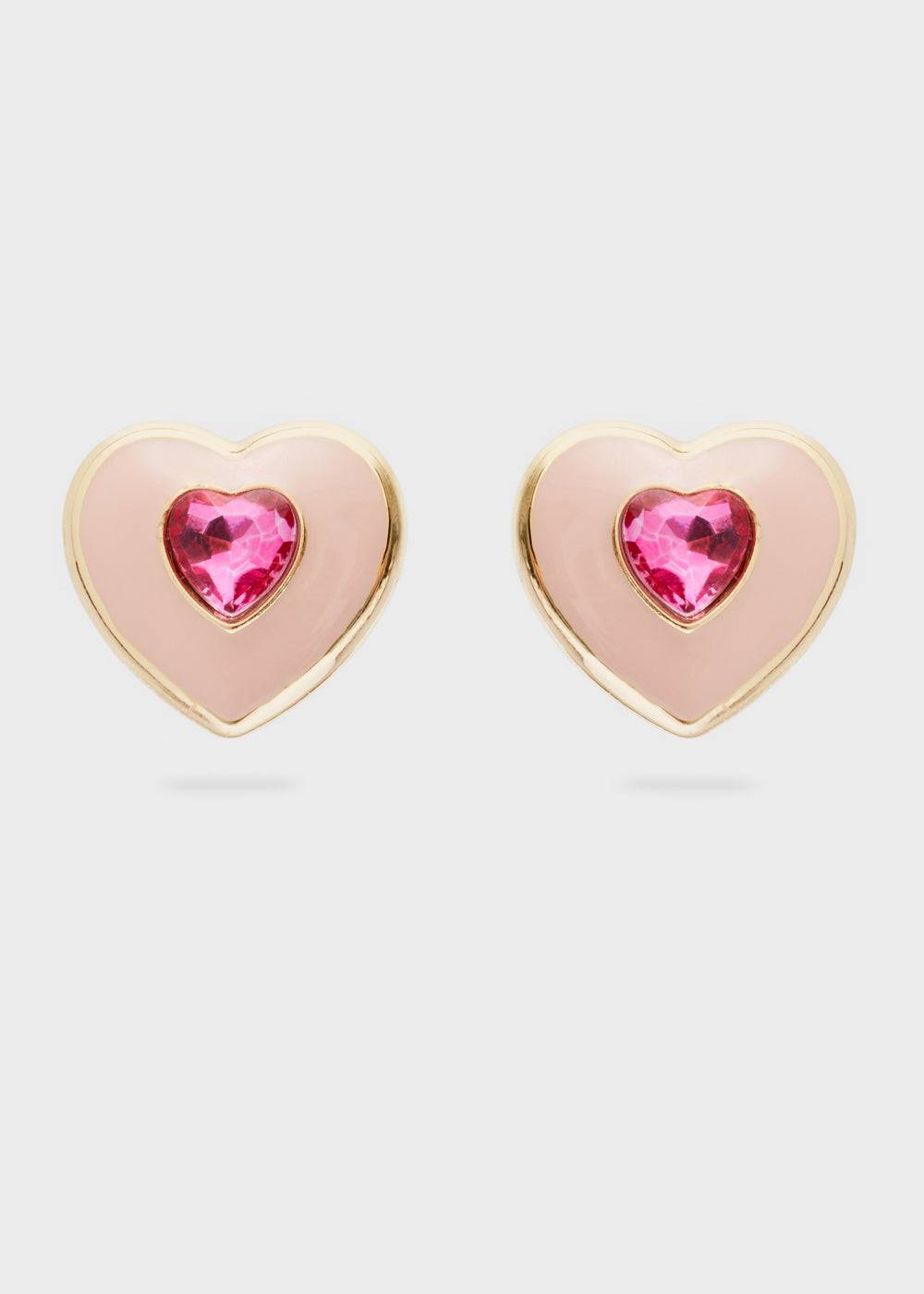 Nalí LOVELY HEART EARRINGS W/ STONE + COLORS Saldi Di Fabbrica