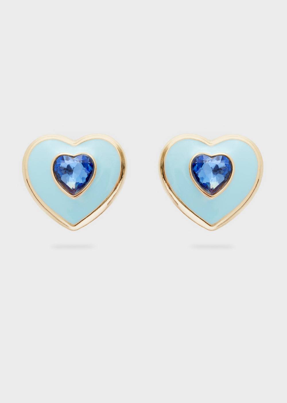 Nalí LOVELY HEART EARRINGS W/ STONE + COLORS Saldi Di Fabbrica