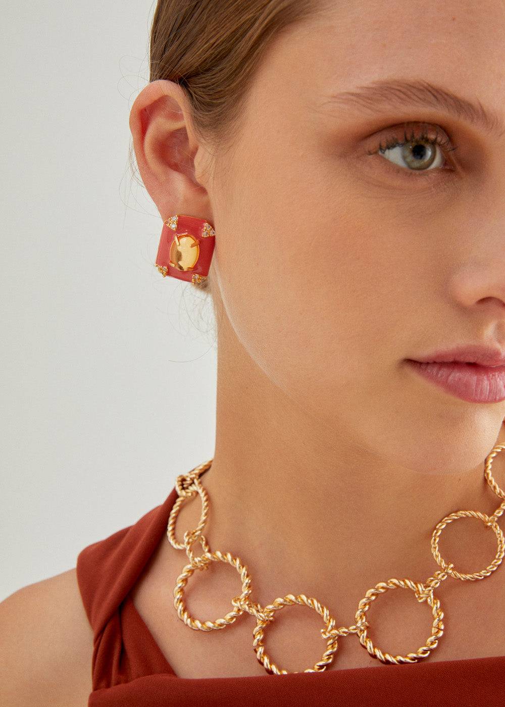 Nalí VINTAGE LOBE EARRINGS + COLORS I Più Venduti