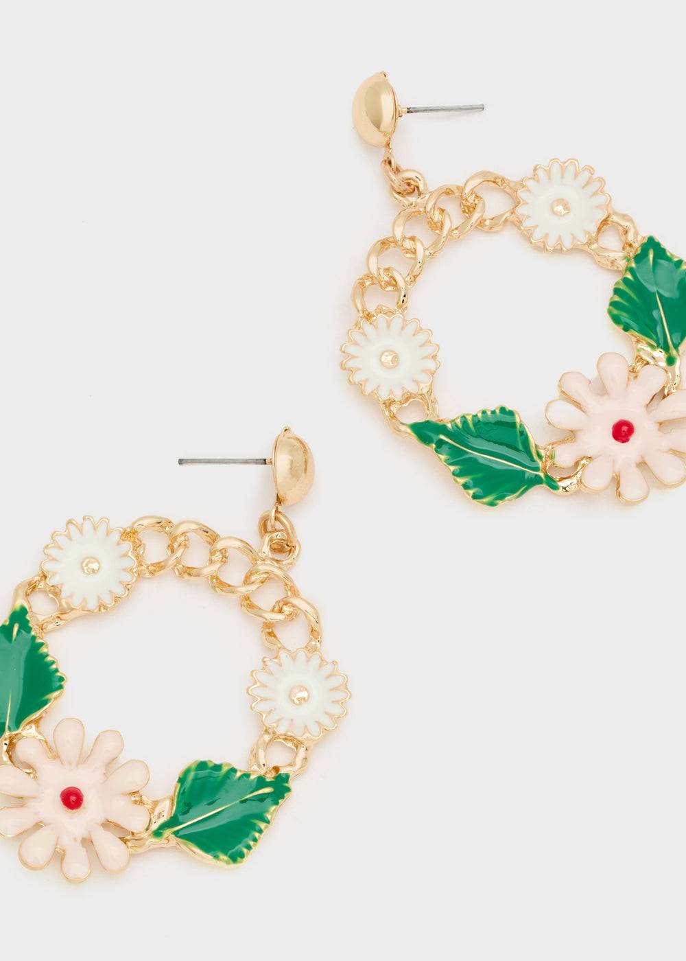 Nalí SPRING LONG EARRINGS FLOWERS + COLORS Negozio