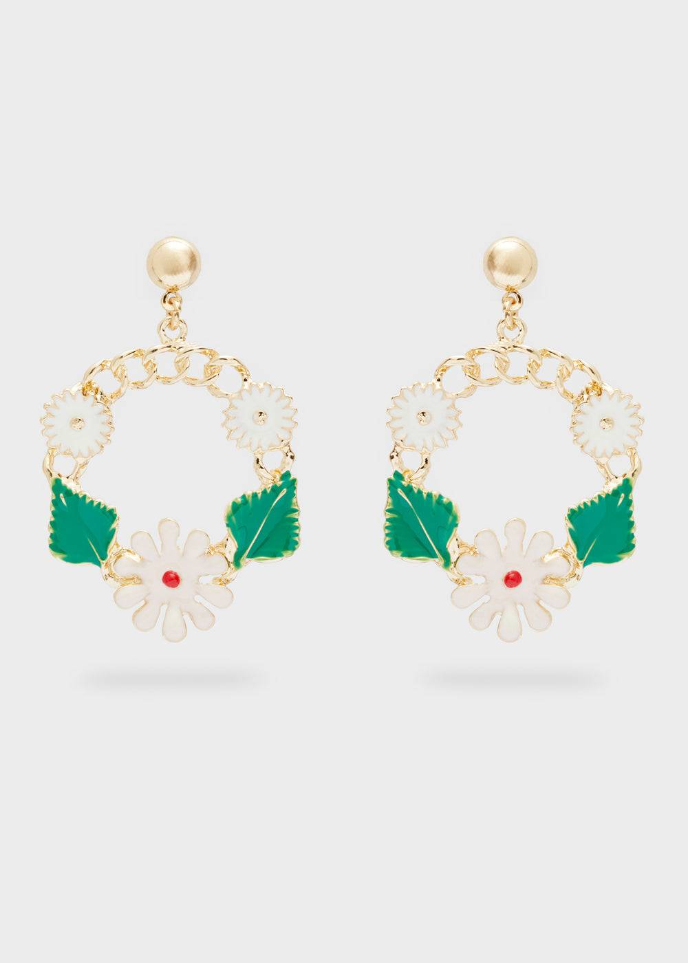 Nalí SPRING LONG EARRINGS FLOWERS + COLORS Negozio